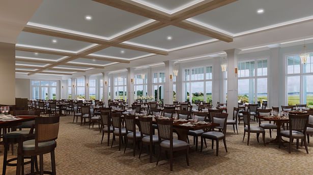 rendering of casual dining