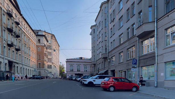 Sretensky Boulevard. Before.