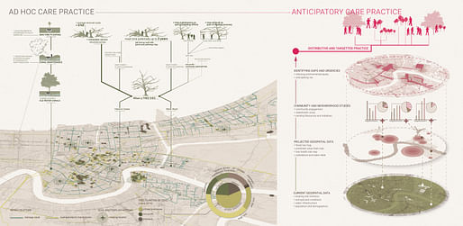 ASLA 2022 Student Awards Analysis & Planning Award of Excellence. Street Trees of New Orleans - Rethinking Tree Practices for a Fluctuating City, New Orleans, Louisiana. The Ohio State University/ Kerry Leung 