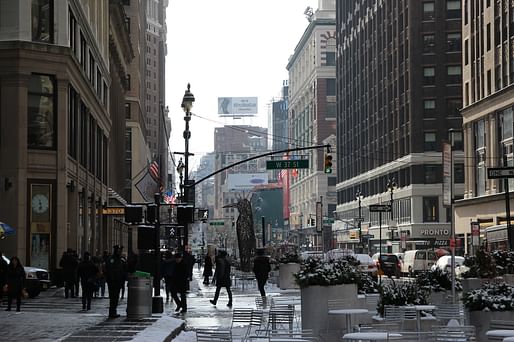 The Garment District in Manhattan. Image courtesy New York City Department of Transportation (CC BY-NC-ND 2.0)