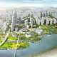 HAO’s winning Binhai Eco City Master Plan design for Tianjin. Image courtesy of HAO / Holm Architecture Office.