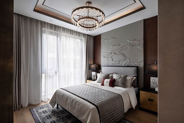 Guangzhou minmetals wanyue tai villa sample room design