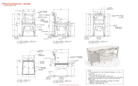 Custom FFE Drawings for Residential, Commercial and Hospitality