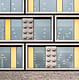 Brick and brick: facade detail of the new C.F. Møller-designed LEGO Group campus buildings. Courtesy of LEGO Group