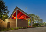 Entrance Pavilion and Green Roof at Jack McManus Field