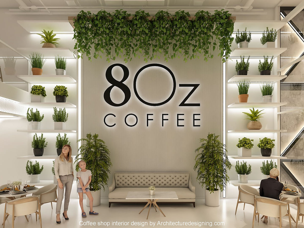 Coffee shop interior design | Muhammad Muhyuddin | Archinect