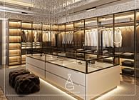 Master Dressing Room Interior Design and Joinery Solution 