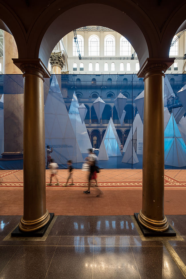 ICEBERGS at the National Building Museum, by James Corner Field Operations. Photo by Timothy Schenck. 