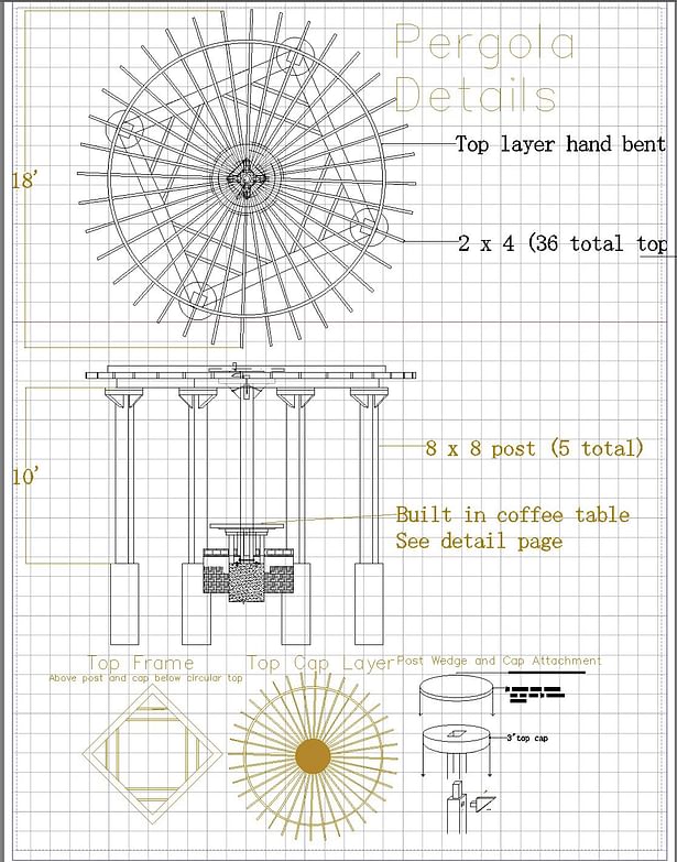 Pergola detail 1.