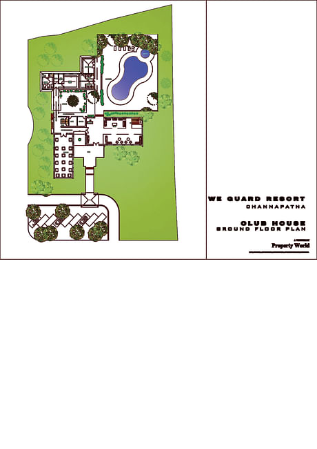 V Guard - Club House - Ground Floor Plan