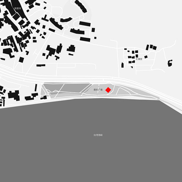 Location of Readers' House Xiamen ©Atelier Diameter