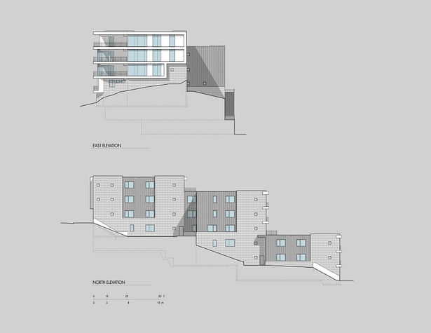 North & East Elevations
