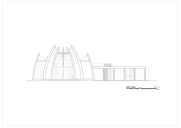 Front elevation © JUTI architects