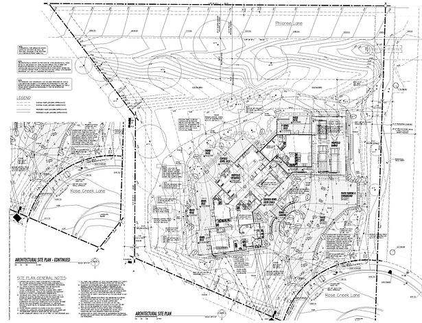 Rose Creek Site Plan
