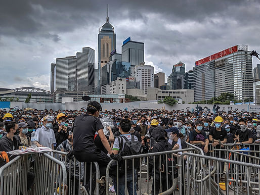 A June 2019 photo of the Hong Kong anti-extradition bill protest. Photo: Studio Incendo/Flickr. 