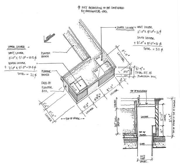 Sketch: Courtyard Louver Clarification