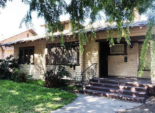 The Craftsman-style home at 1271 W. 35th St. in Jefferson Park, Los Angeles. Image courtesy Los Angeles Conservancy