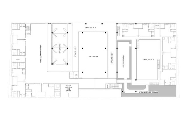 Level 3 Floor Plan - Example of apartment level