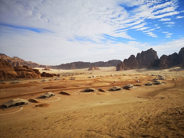 Saudi Arabia, Al-ULA, desert camp