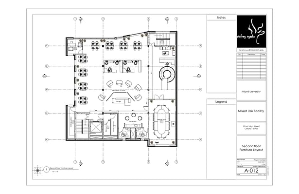 Third floor Furniture Layout