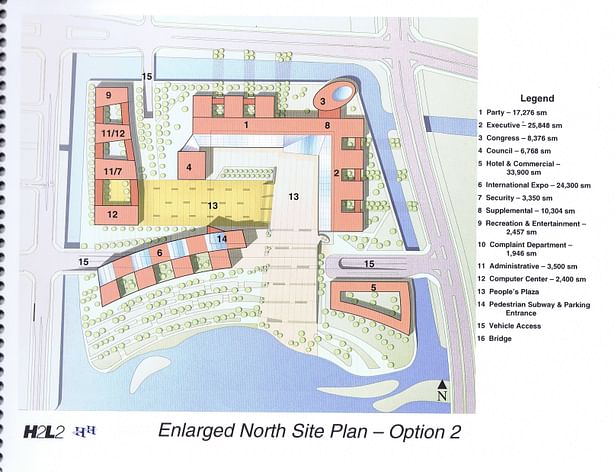 Site Plan, New buildings