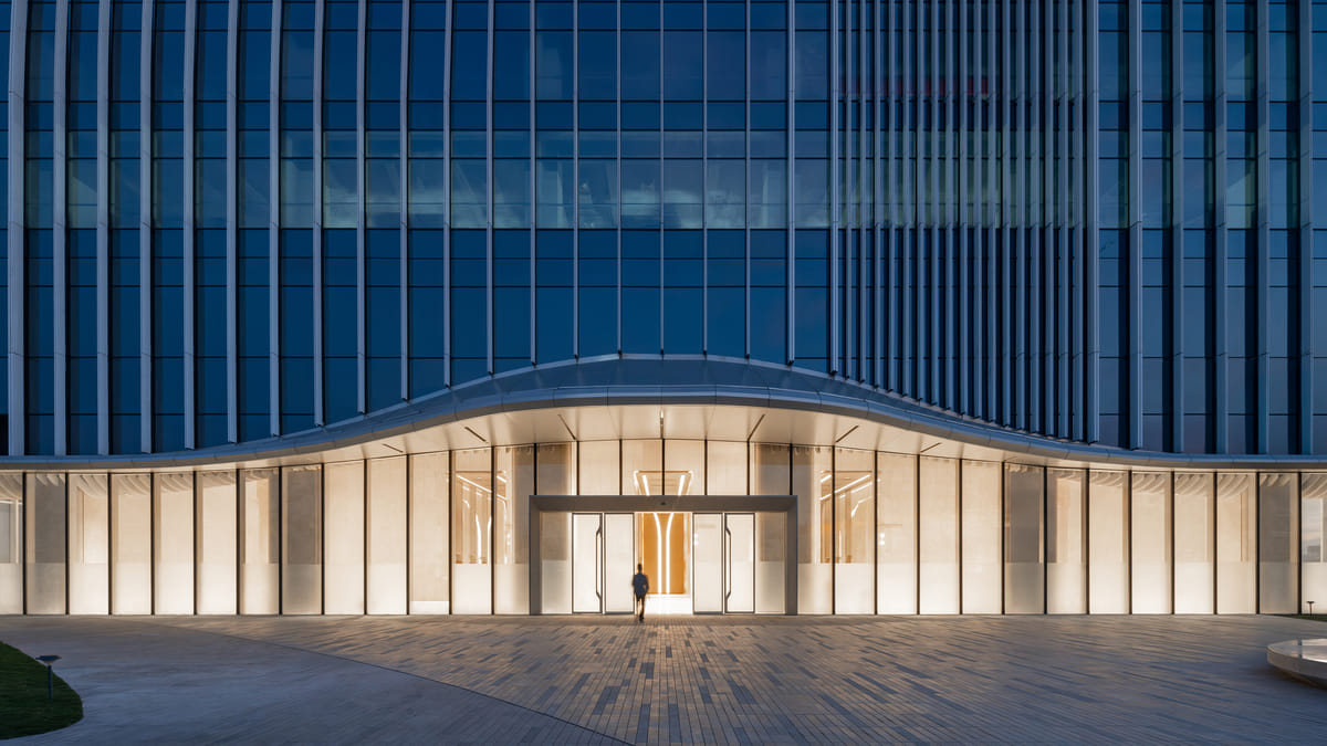 Guangzhou Baiyun (Tangxi) Station East Plot – Twin Towers Interior by Dushe Architectural Design