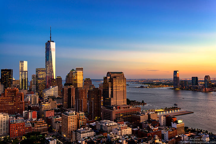 Lower Manhattan View from Trump SoHo Hotel © Andrew Prokos