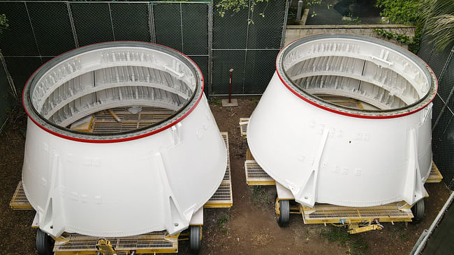 Aft Skirts. Image credit: California Science Center