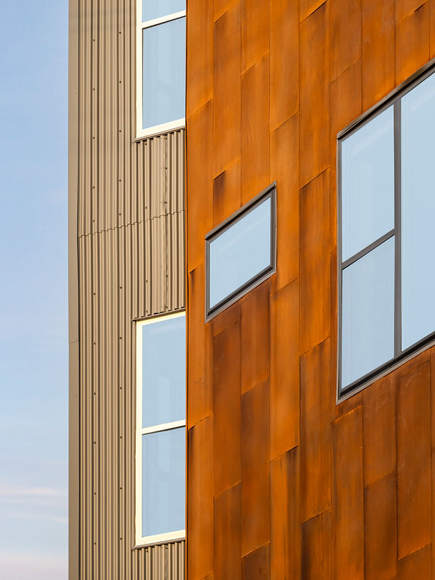 Detail - Corten + Corrugated Cladding