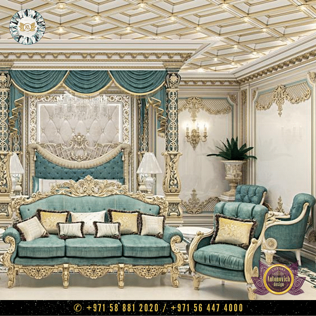 Traditional Arabic Master bedroom Interior Design
