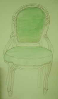 Antique Chair Drawing