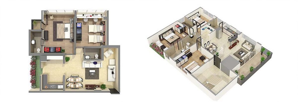 Architectural 3D Floor Plan Rendering Services | Jay Mistry | Archinect