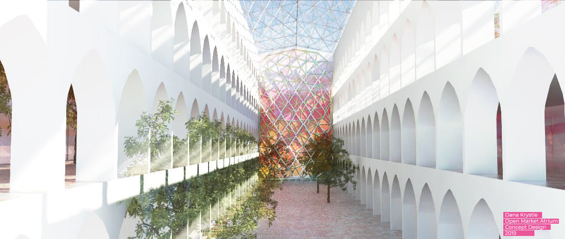 OPEN MARKET ATRIUM | CONCEPT DESIGN | Dana Krystle | Archinect
