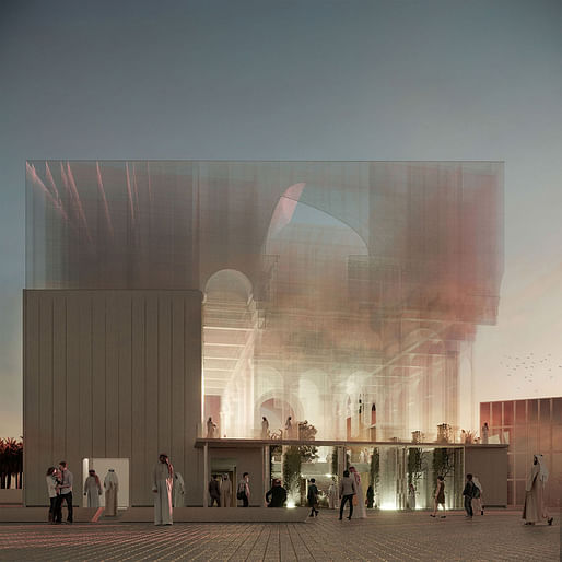 Proposal for the Italian Pavilion for Expo 2020 Dubai by Dodi Moss.