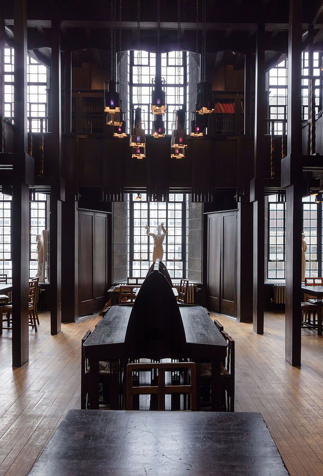 ‘Lost View’ – photograph of Charles Rennie Mackintosh’s library (taken 2nd April 2014). Image © Robert Proctor
