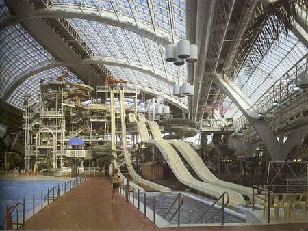 West Edmonton Mall, by the Ghermezian Brothers (developers) and Maurice Sunderland (architect). 1981.