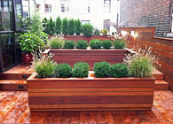 NYC Landscape Design - Gramercy Park Rooftop Terrace Garden