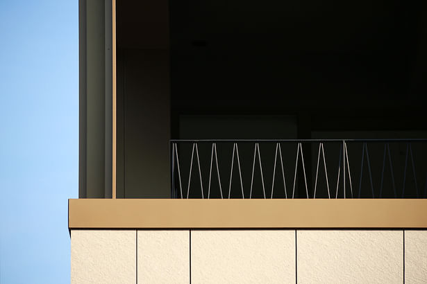 Detail of the apartment balconies/loggias