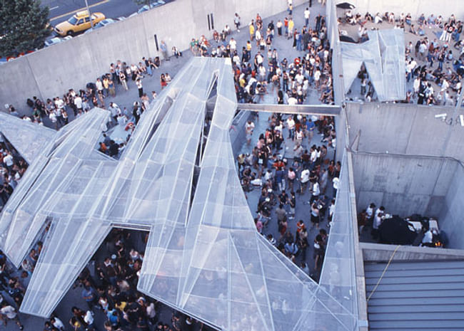Tom Wiscombe's 'Light-Wing' pavilion. Credit: MoMA