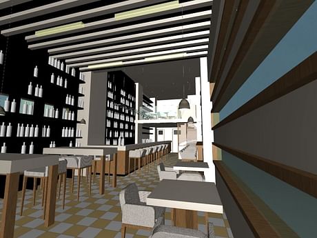 Currently working on a new Wine Bar in Athens (simple renders)