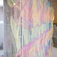 Geometric Curtain from CAW gallery New Haven via Virginia Melnyk
