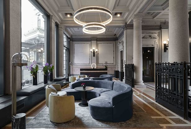 Lobby_Palazzo Touring Club, project by Studio Marco Piva, photo by Andrea Martiradonna