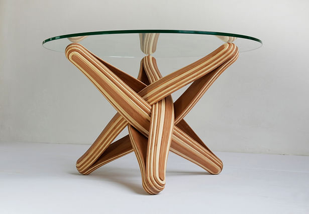 LOCK-coffee bamboo coffee table