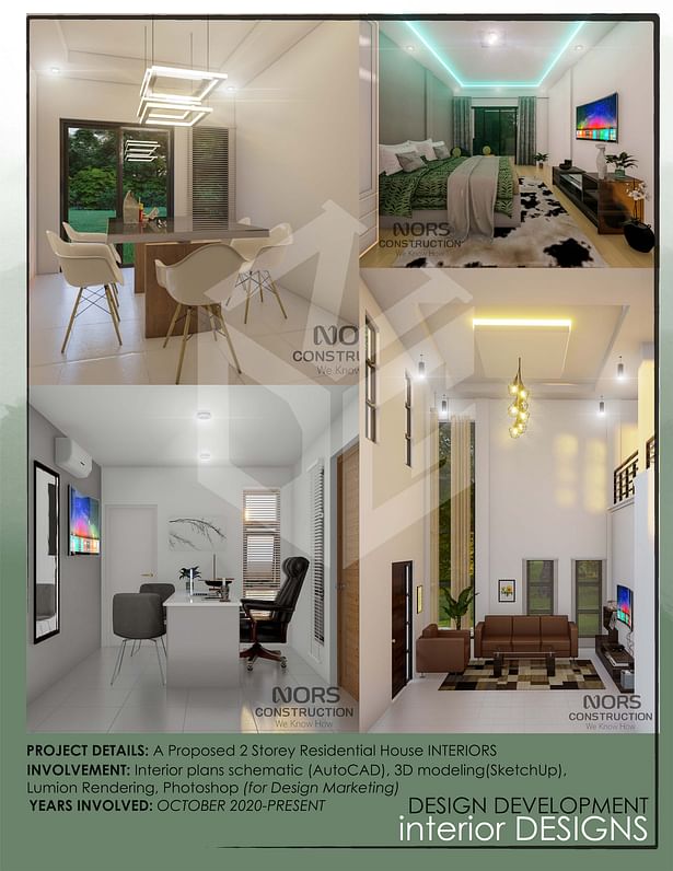 A Proposed Residential Interiors (Designs) Architect: Neil Dharel C. Gabi Company: Nors Construction