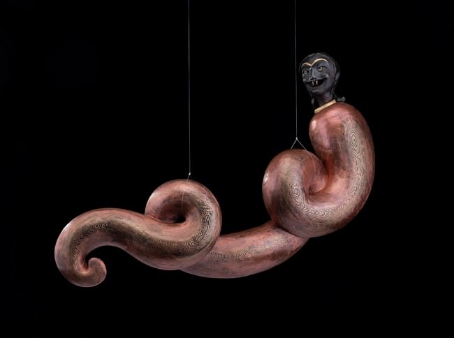 Morehshin Allahyari, She Who Sees The Unknown- The Laughing Snake, 3D printed sculpture, co-commissioned by The Whitney Museum of American Art, Liverpool Biennial, and FACT, courtesy of the artist, 2019