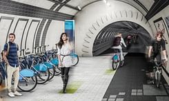 Gensler proposes "Underline" bike paths in London's abandoned tube tunnels