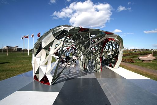 DIY Pavilion by Arnaldur Schram, student from 2009 - 2010 Columbia GSAPP