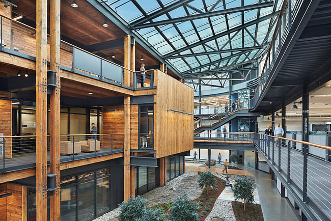 Winner of Workspace Interiors Greater than 10,000 sq. m Category: Federal Center South Building 1202 by ZGF Architects. Photo credit: Benjamin Benschneider