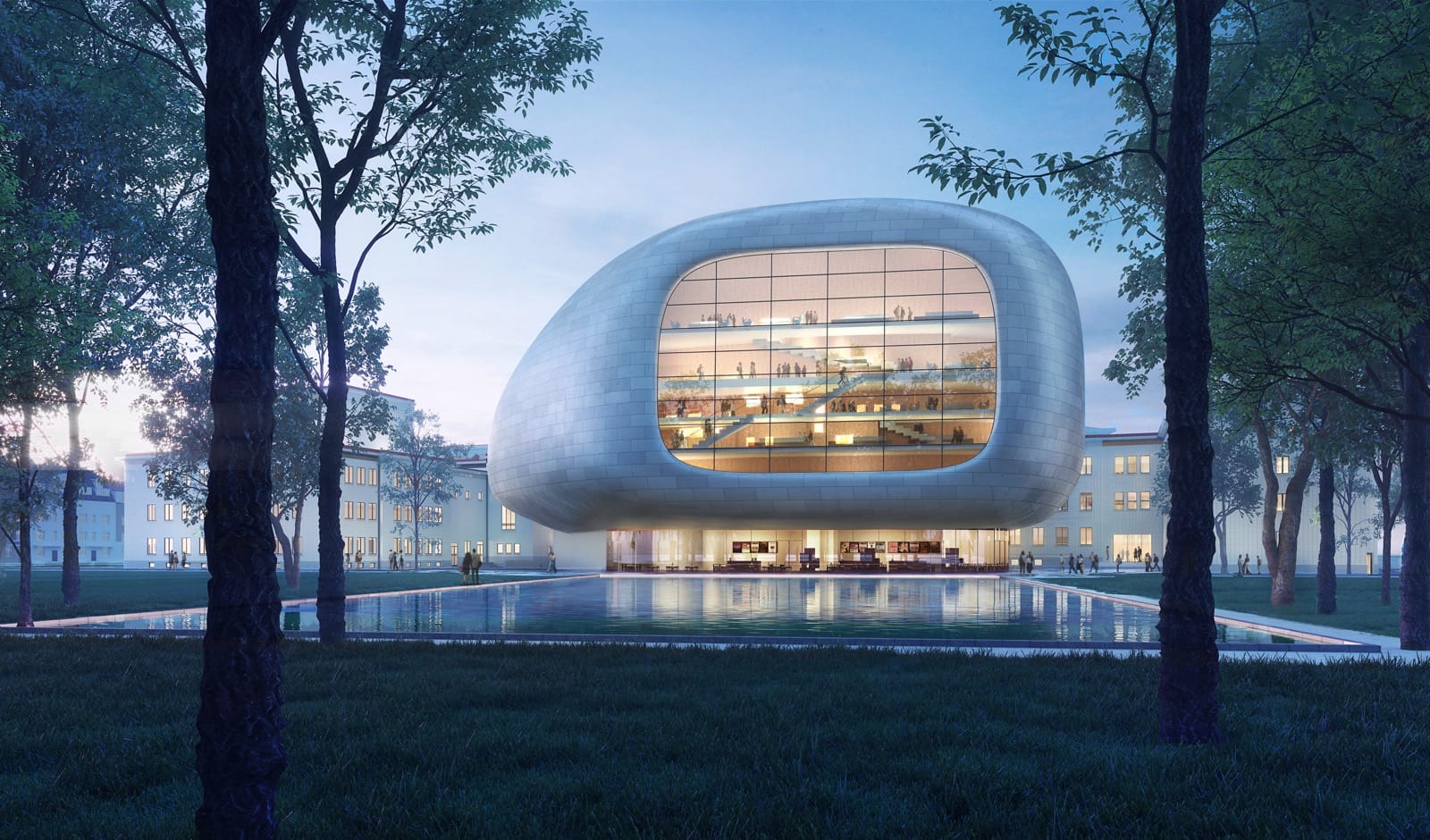 Steven Holl's zinc-clad Ostrava Concert Hall set to begin
