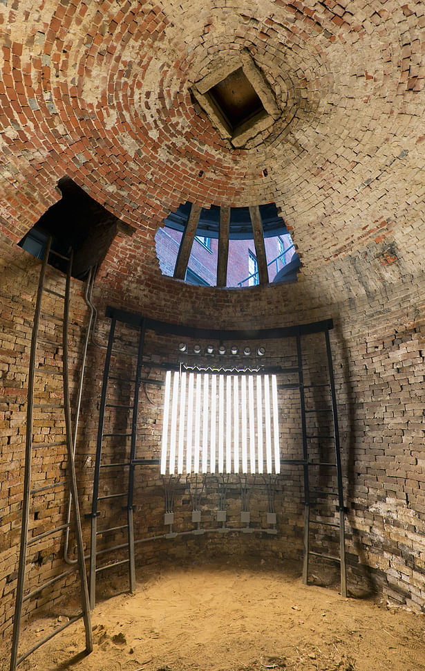 Preserved interior of c. 1793 ice well